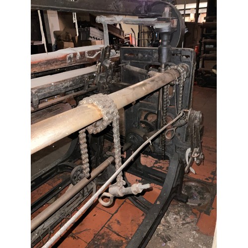 58 - A Yorkshire cross-bar weaving loom, 148cm high x 227cm wide x 110cm deep.

***Please note this lot i... 