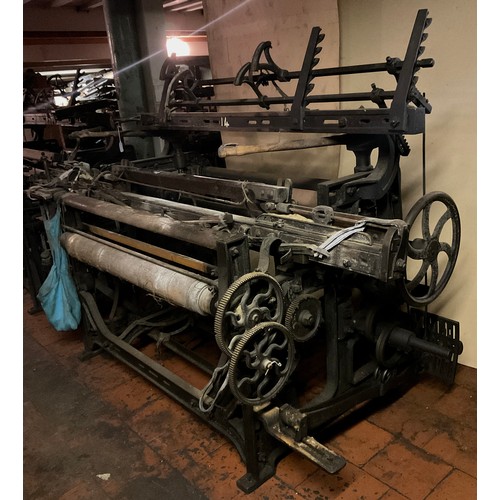 59 - A Yorkshire cross-bar weaving loom, 148cm high x 208cm wide x 117cm deep.

***Please note this lot i... 