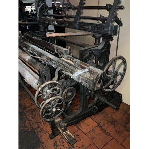 59 - A Yorkshire cross-bar weaving loom, 148cm high x 208cm wide x 117cm deep.

***Please note this lot i... 