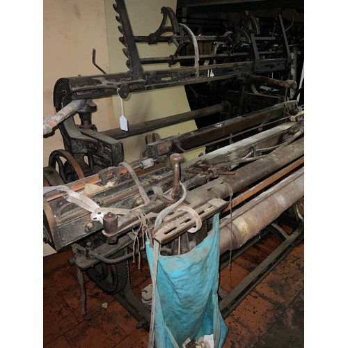 59 - A Yorkshire cross-bar weaving loom, 148cm high x 208cm wide x 117cm deep.

***Please note this lot i... 