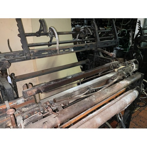 59 - A Yorkshire cross-bar weaving loom, 148cm high x 208cm wide x 117cm deep.

***Please note this lot i... 