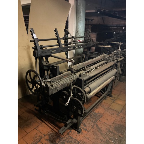 60 - A Yorkshire cross-bar weaving loom, 147cm high x 215cm wide x 110cm deep.

***Please note this lot i... 