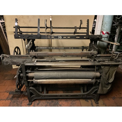 60 - A Yorkshire cross-bar weaving loom, 147cm high x 215cm wide x 110cm deep.

***Please note this lot i... 