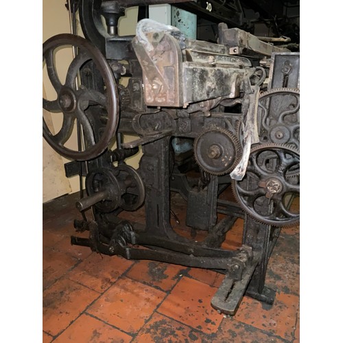 60 - A Yorkshire cross-bar weaving loom, 147cm high x 215cm wide x 110cm deep.

***Please note this lot i... 