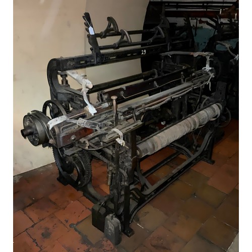 61 - A Yorkshire cross-bar weaving loom, 150cm high x 291cm wide x 102cm deep.

***Please note this lot i... 