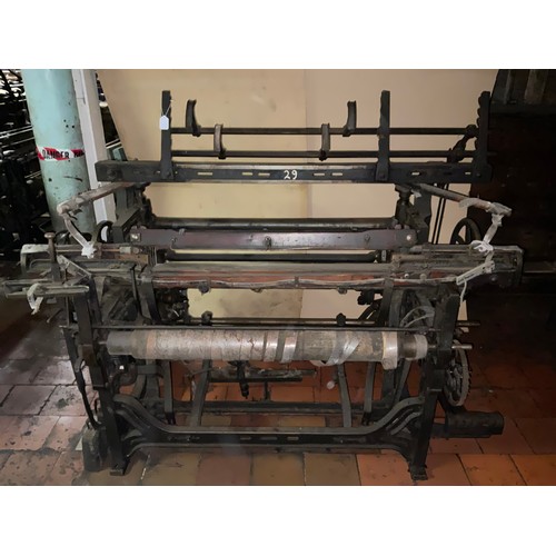 61 - A Yorkshire cross-bar weaving loom, 150cm high x 291cm wide x 102cm deep.

***Please note this lot i... 