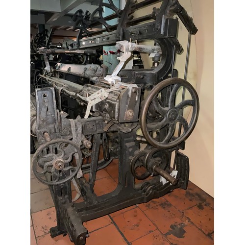 61 - A Yorkshire cross-bar weaving loom, 150cm high x 291cm wide x 102cm deep.

***Please note this lot i... 