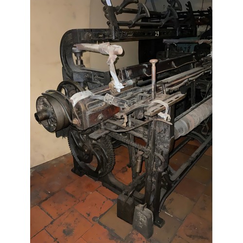 61 - A Yorkshire cross-bar weaving loom, 150cm high x 291cm wide x 102cm deep.

***Please note this lot i... 