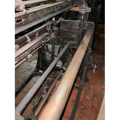 61 - A Yorkshire cross-bar weaving loom, 150cm high x 291cm wide x 102cm deep.

***Please note this lot i... 