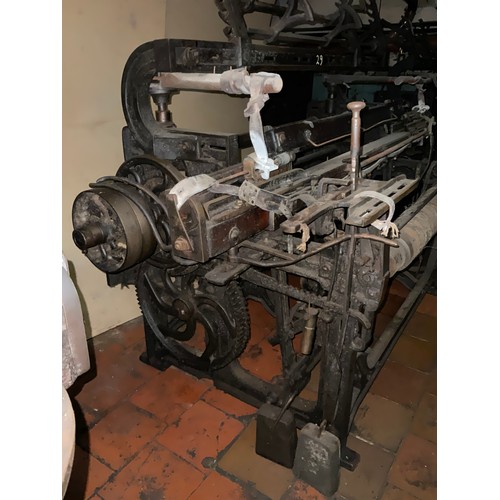 61 - A Yorkshire cross-bar weaving loom, 150cm high x 291cm wide x 102cm deep.

***Please note this lot i... 