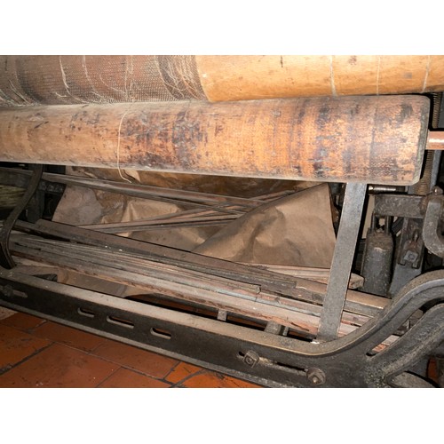 62 - A Yorkshire cross-bar weaving loom, 150cm high x 210cm wide x 104cm deep.

***Please note this lot i... 