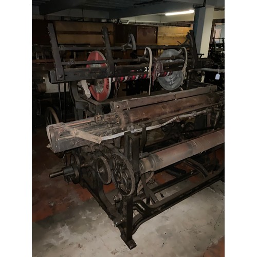 63 - A Yorkshire cross-bar weaving loom, 151cm high x 208cm wide x 108cm deep.

***Please note this lot i... 