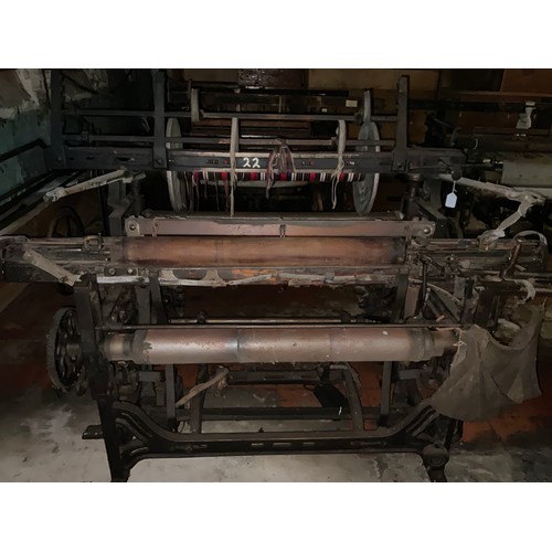 63 - A Yorkshire cross-bar weaving loom, 151cm high x 208cm wide x 108cm deep.

***Please note this lot i... 