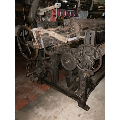 63 - A Yorkshire cross-bar weaving loom, 151cm high x 208cm wide x 108cm deep.

***Please note this lot i... 