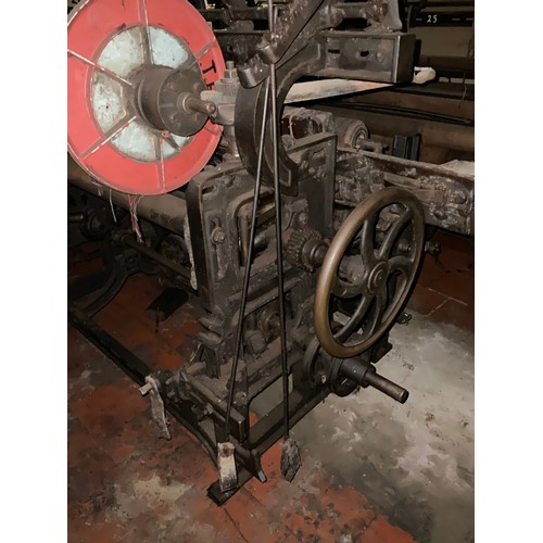 63 - A Yorkshire cross-bar weaving loom, 151cm high x 208cm wide x 108cm deep.

***Please note this lot i... 