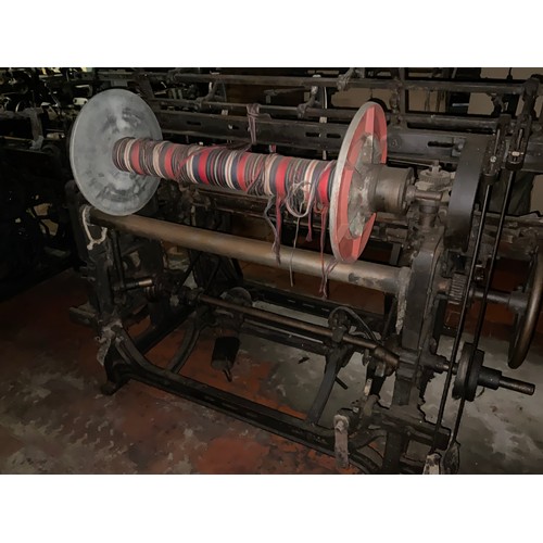 63 - A Yorkshire cross-bar weaving loom, 151cm high x 208cm wide x 108cm deep.

***Please note this lot i... 