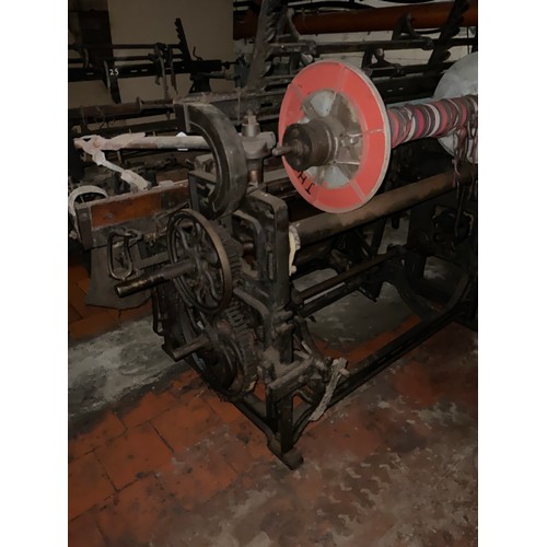 63 - A Yorkshire cross-bar weaving loom, 151cm high x 208cm wide x 108cm deep.

***Please note this lot i... 