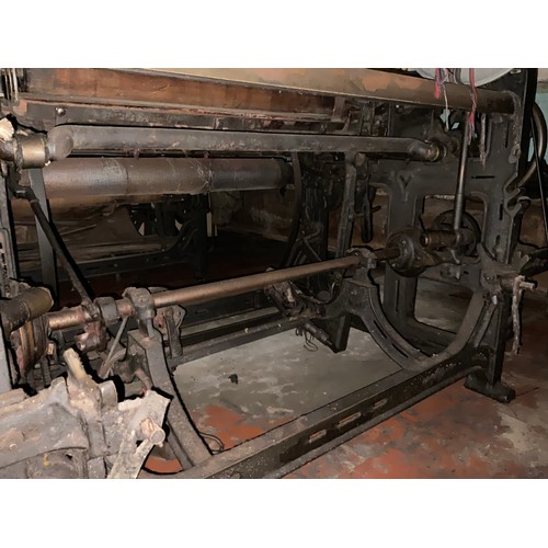 63 - A Yorkshire cross-bar weaving loom, 151cm high x 208cm wide x 108cm deep.

***Please note this lot i... 