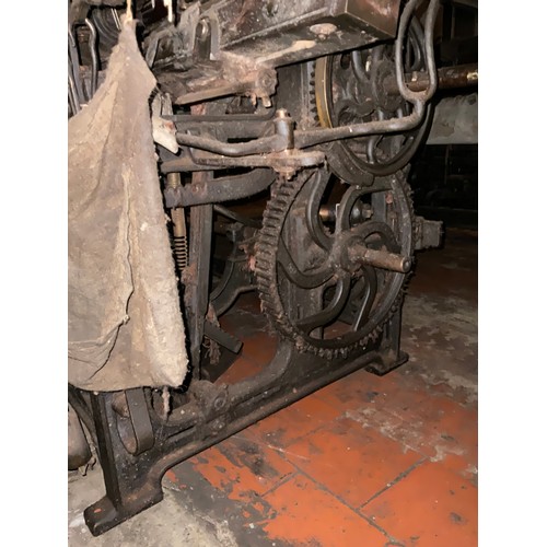 63 - A Yorkshire cross-bar weaving loom, 151cm high x 208cm wide x 108cm deep.

***Please note this lot i... 