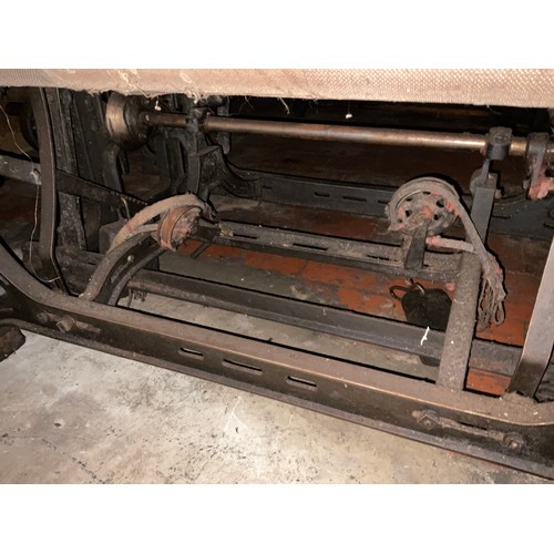 63 - A Yorkshire cross-bar weaving loom, 151cm high x 208cm wide x 108cm deep.

***Please note this lot i... 