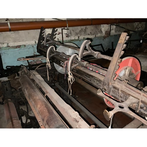 63 - A Yorkshire cross-bar weaving loom, 151cm high x 208cm wide x 108cm deep.

***Please note this lot i... 