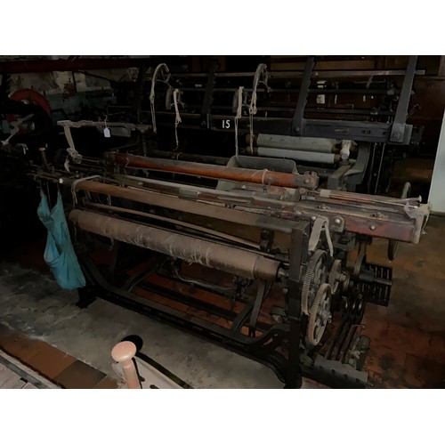 64 - A Yorkshire cross-bar weaving loom, 151cm high x 228cm wide x 104cm deep.

***Please note this lot i... 