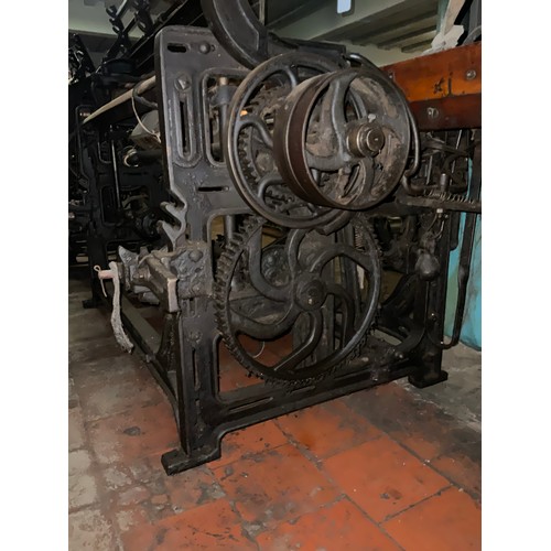 64 - A Yorkshire cross-bar weaving loom, 151cm high x 228cm wide x 104cm deep.

***Please note this lot i... 