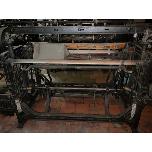 64 - A Yorkshire cross-bar weaving loom, 151cm high x 228cm wide x 104cm deep.

***Please note this lot i... 