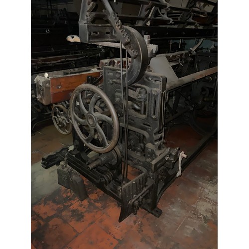 64 - A Yorkshire cross-bar weaving loom, 151cm high x 228cm wide x 104cm deep.

***Please note this lot i... 