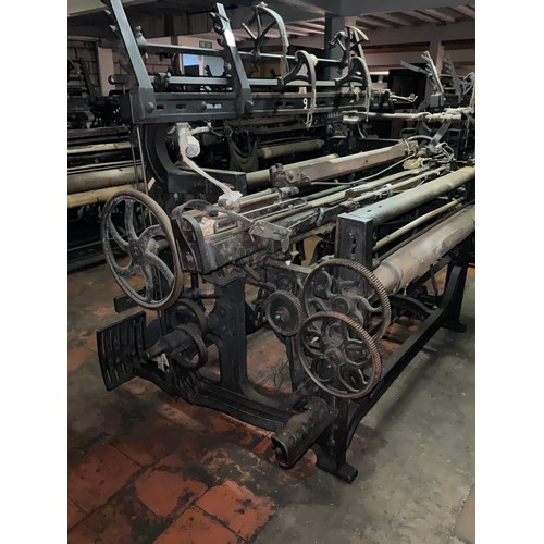 65 - A Yorkshire cross-bar weaving loom, 149cm high x 204cm wide x 113cm deep.

***Please note this lot i... 