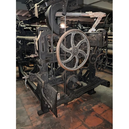 65 - A Yorkshire cross-bar weaving loom, 149cm high x 204cm wide x 113cm deep.

***Please note this lot i... 