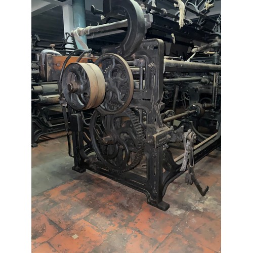 65 - A Yorkshire cross-bar weaving loom, 149cm high x 204cm wide x 113cm deep.

***Please note this lot i... 