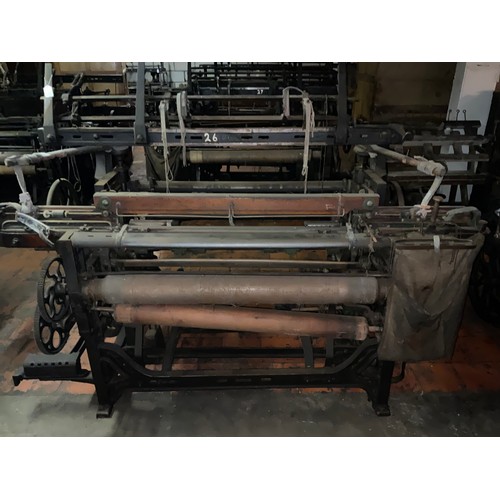 66 - A Yorkshire cross-bar weaving loom, 148cm high x 200cm wide x 112cm deep.

***Please note this lot i... 