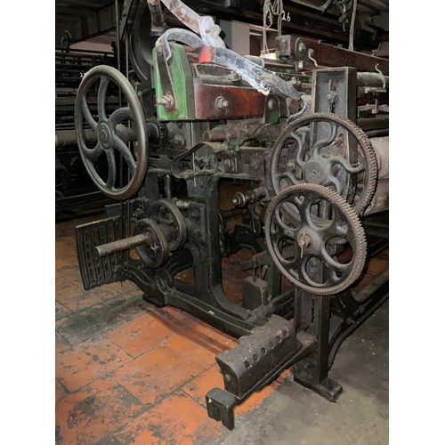 66 - A Yorkshire cross-bar weaving loom, 148cm high x 200cm wide x 112cm deep.

***Please note this lot i... 