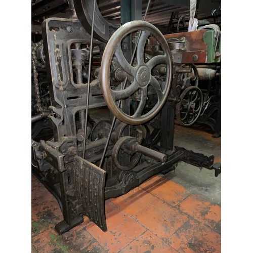 66 - A Yorkshire cross-bar weaving loom, 148cm high x 200cm wide x 112cm deep.

***Please note this lot i... 