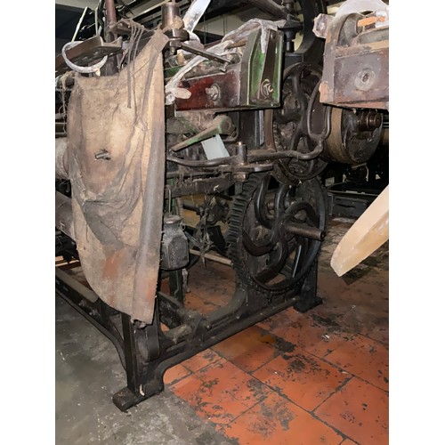 66 - A Yorkshire cross-bar weaving loom, 148cm high x 200cm wide x 112cm deep.

***Please note this lot i... 