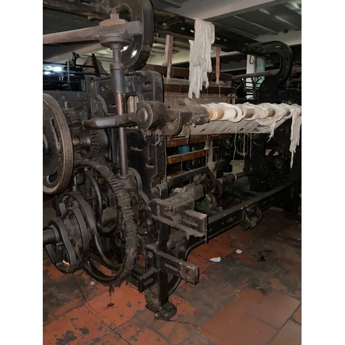 67 - A Lancashire weaving loom, 129cm high x 228cm wide x 124cm deep.

***Please note this lot is located... 