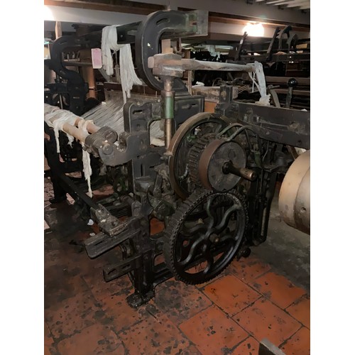 67 - A Lancashire weaving loom, 129cm high x 228cm wide x 124cm deep.

***Please note this lot is located... 