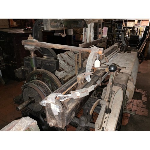 67 - A Lancashire weaving loom, 129cm high x 228cm wide x 124cm deep.

***Please note this lot is located... 