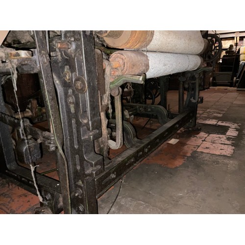 67 - A Lancashire weaving loom, 129cm high x 228cm wide x 124cm deep.

***Please note this lot is located... 