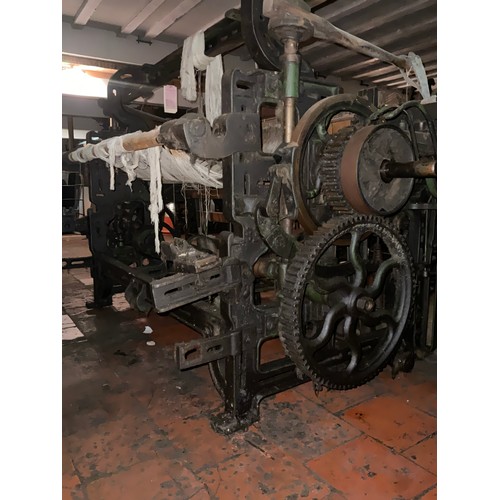 67 - A Lancashire weaving loom, 129cm high x 228cm wide x 124cm deep.

***Please note this lot is located... 