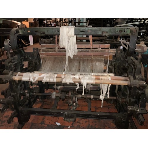 67 - A Lancashire weaving loom, 129cm high x 228cm wide x 124cm deep.

***Please note this lot is located... 