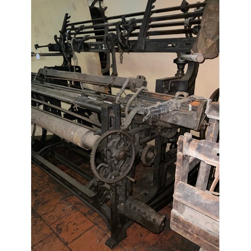 68 - A Yorkshire cross-bar weaving loom, 149cm high x 218cm wide x 103cm deep.

***Please note this lot i... 