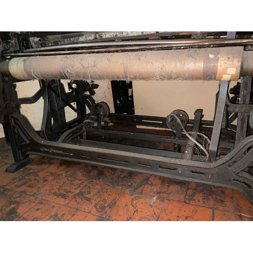 68 - A Yorkshire cross-bar weaving loom, 149cm high x 218cm wide x 103cm deep.

***Please note this lot i... 