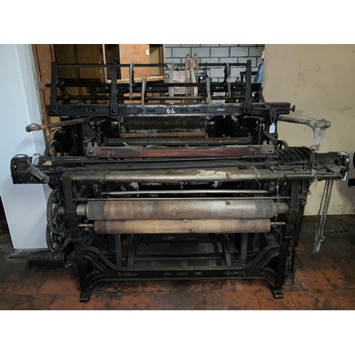 69 - A Yorkshire cross-bar weaving loom, 149cm high x 210cm wide x 112cm deep.

***Please note this lot i... 