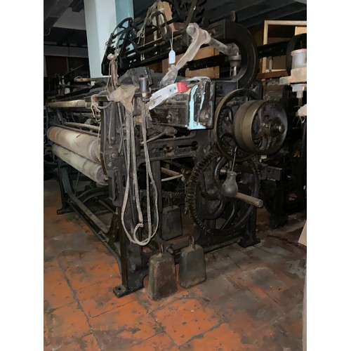 69 - A Yorkshire cross-bar weaving loom, 149cm high x 210cm wide x 112cm deep.

***Please note this lot i... 