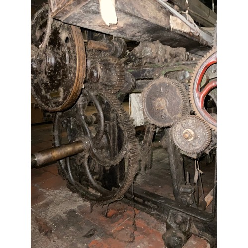 70 - A Lancashire loom, 137cm high x 226cm wide x 130cm deep.

***Please note this lot is located in an a... 