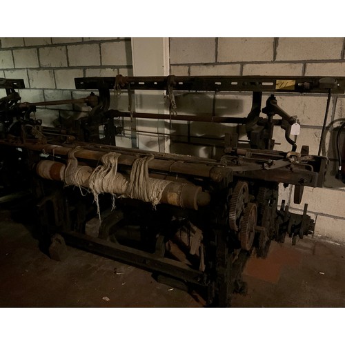 75 - A Lancashire loom, 129cm high x 227cm wide x 124cm deep.
***Please note this lot is located in an ar... 