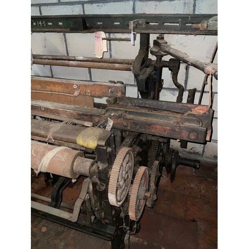 76 - A Lancashire loom, 129cm high x 225cm wide x 130cm deep.
***Please note this lot is located in an ar... 