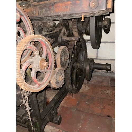 76 - A Lancashire loom, 129cm high x 225cm wide x 130cm deep.
***Please note this lot is located in an ar... 